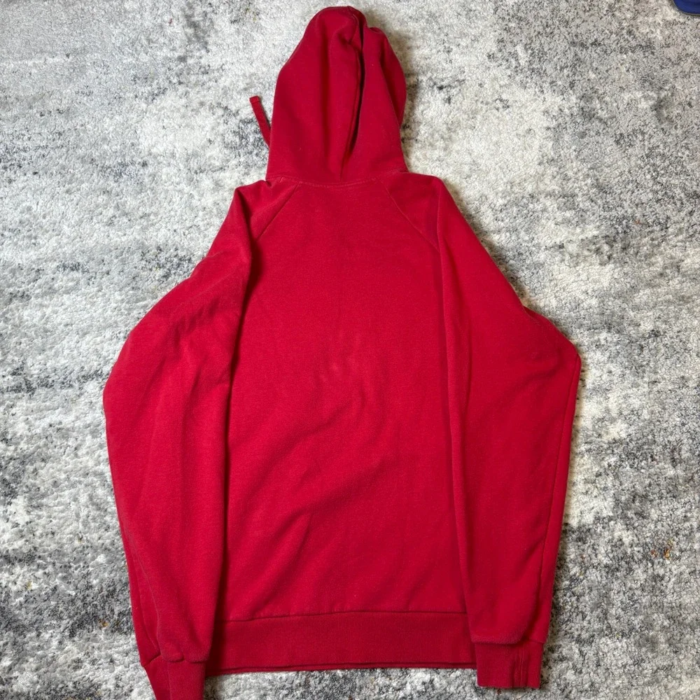 Under Armour ColdGear Rival Fleece‎ Hoodie Mens Medium Red Loose Fit Pullover